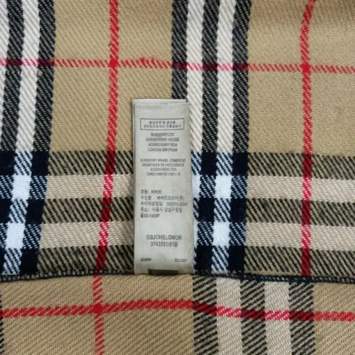 BURBERRY Classic Vintage Nova Check Cashmere Women Scarf