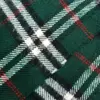 Vintage Burberry 100% Cashmere Green Plaid Scarf for Women