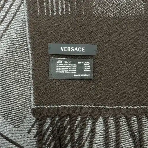 Versace Vintage Logo Scarf - Made in Italy - Image 5