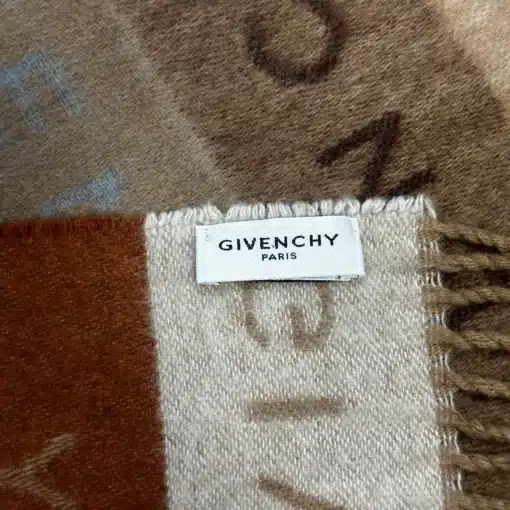 Super Soft GIVENCHY Paris Logo Scarf - Image 4
