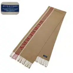 Burberry 90% Merinoswool 10% Cashmere LOGO Scarf