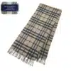 Burberry 100% Wool Beige Scarf
