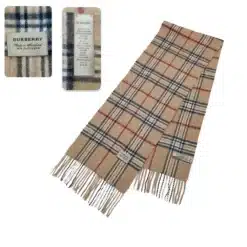 Burberry Real Cashmere Beige Scarf