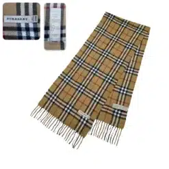 Burberry Cashmere Beige Vintage Scarf