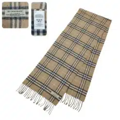 Burberry London 100% Lambswool Scarf - Beige