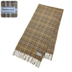 Burberry Luxury Cashmere Beige Scarf