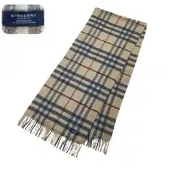 Burberry 100% Wool Beige Scarf