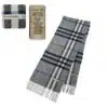 Burberry Cashmere Gray Scarf for Women – Lightweight, Comfortable, and Elegant