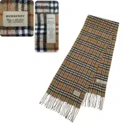 Burberry 100% Cashmere Beige Scarf
