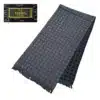 Fendi 100% Wool FF Logo Black Scarf