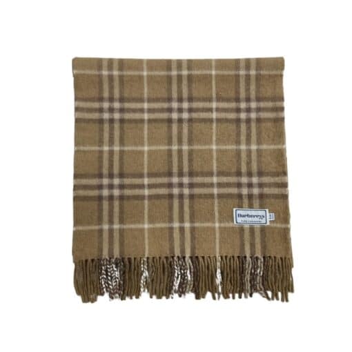 Burberry Luxury Cashmere Beige Scarf - Image 2