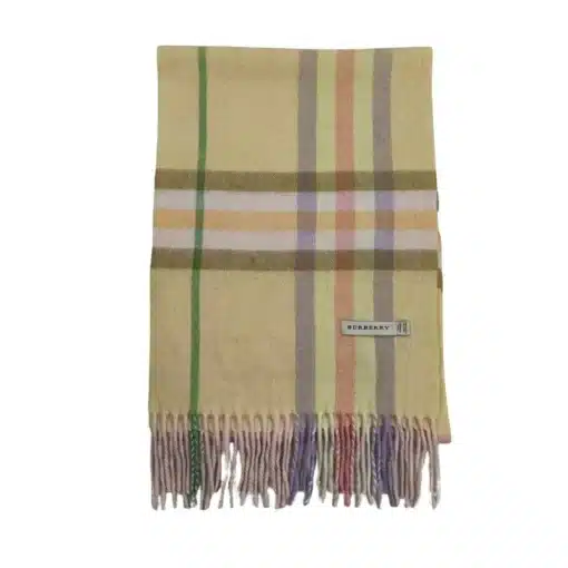 Burberry Cashmere Yellow Scarf Lightweight - Image 2