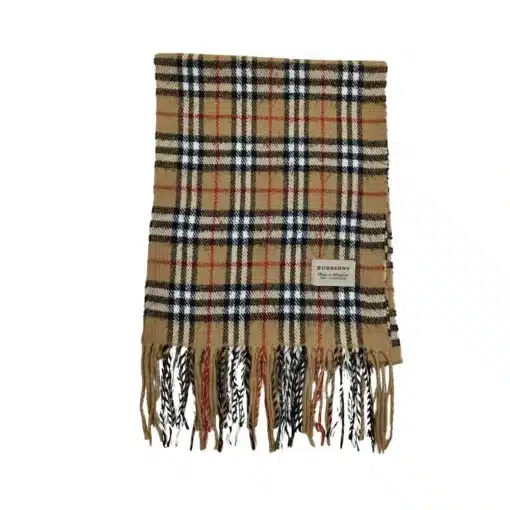 Burberry 100% Cashmere Beige Scarf - Image 2