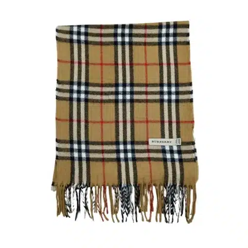 Burberry Cashmere Beige Vintage Scarf - Image 2