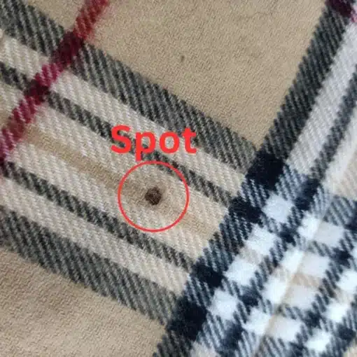 Burberry 100% Cashmere Giant Check Beige Scarf - Image 4