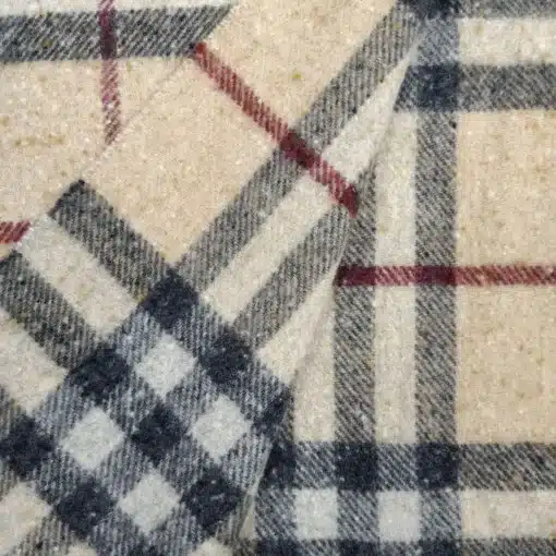 Burberry 100% Wool Beige Scarf - Image 4