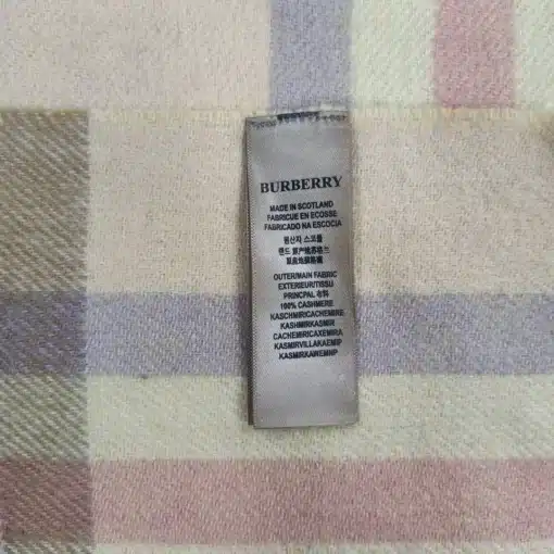 Burberry Cashmere Yellow Scarf Lightweight - Image 4