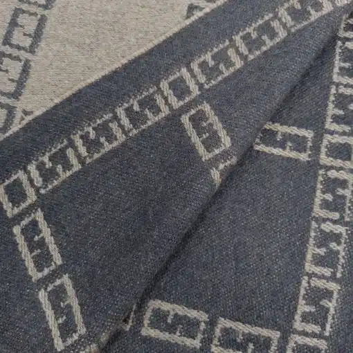 FF Logo Fendi Scarf - Brown - Image 2