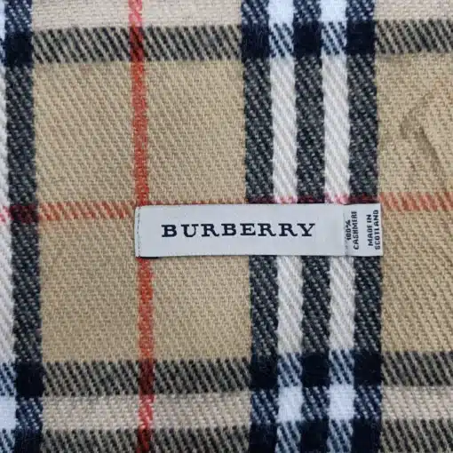 Burberry Real Cashmere Beige Scarf - Image 2