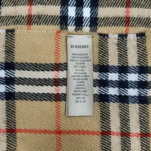 Burberry Real Cashmere Beige Scarf - Image 3