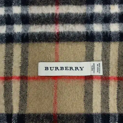 Burberry Cashmere Beige Scarf - Image 3
