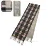 Burberry reversible beige cashmere scarf