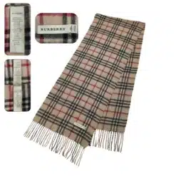 Burberry Cashmere Baige Vintage Scarf