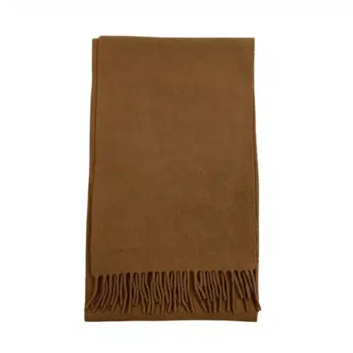 Burberrys Of London - Classic Beige Plain Wool Scarf - Image 2