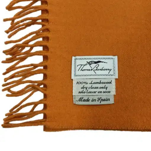 Thomas Burberry Luxury Lambswool Beige Scarf - Image 3