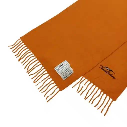 Thomas Burberry Luxury Lambswool Beige Scarf - Image 2