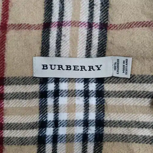Giant Check Burberry Scarf - Image 3