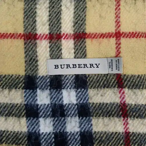 Burberry Classic Check Beige Scarf - Image 3