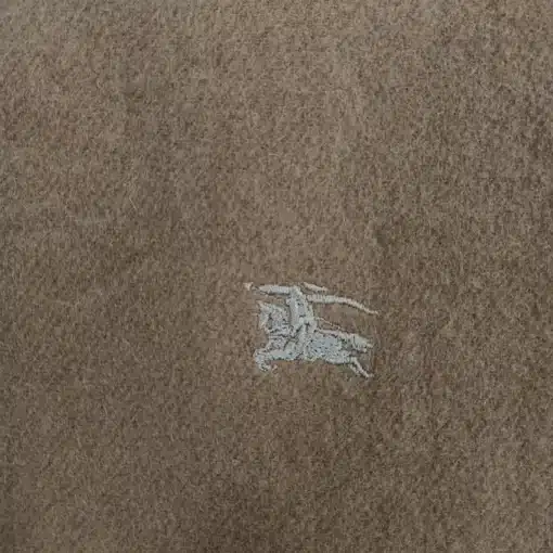Burberrys Of London - Classic Beige Plain Wool Scarf - Image 4